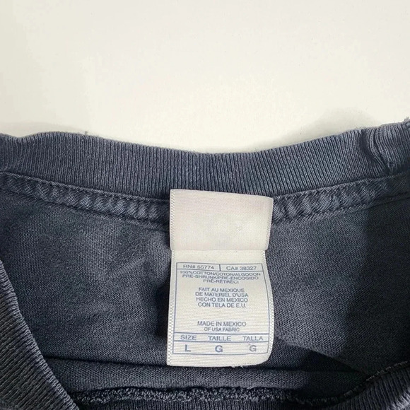 Vintage AC/DC Hand Lightning Shirt Size Large Distressed - Picture 3 of 6